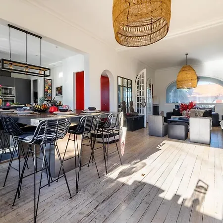 Villa Bakea Keyweek - 7 Bedrooms Heated Pool And Garden Anglet *